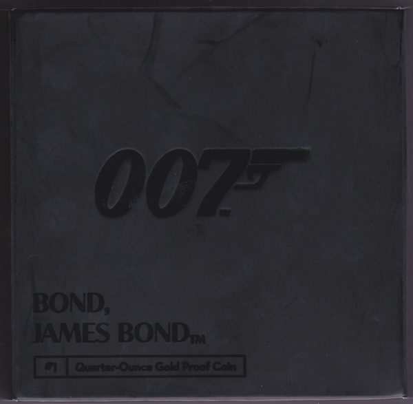 2020 Gold Proof Quarter Ounce 007 Bond James Bond - Image 4
