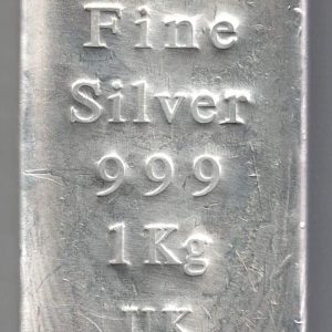 Bullion Albion One Kilo Fine Silver Bar. All of our silver bars have been pre-owned and in stock for dispatch for delivery.