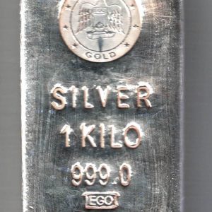Bullion Emirates One Kilo Fine Silver Bar. All of our silver bars have been pre-owned and in stock for dispatch for delivery.