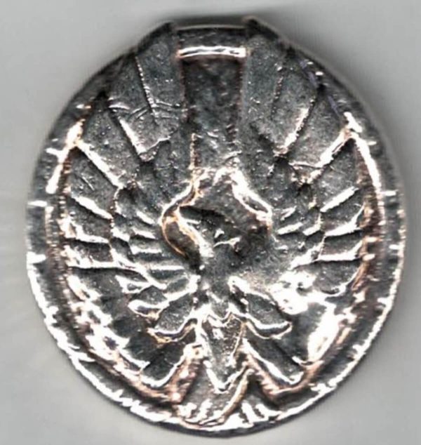 Three Ounce Silver Yeagers Phoenix Round . All of our silver bars/rounds have been pre-owned and are in stock for dispatch.