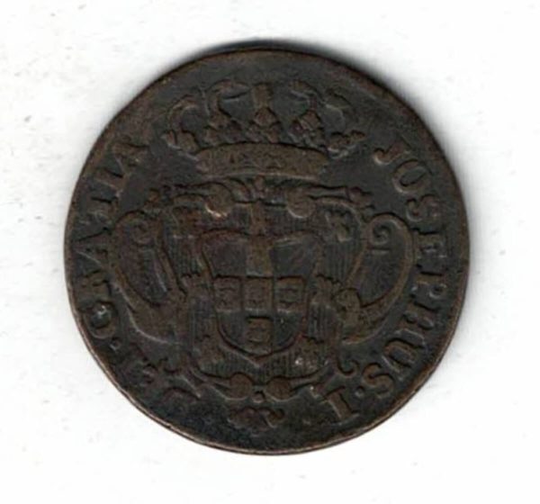 1765 Portugal Copper Ten Reis Coin - Image 2