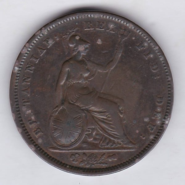 1834 Copper Penny - William IV - Image 2