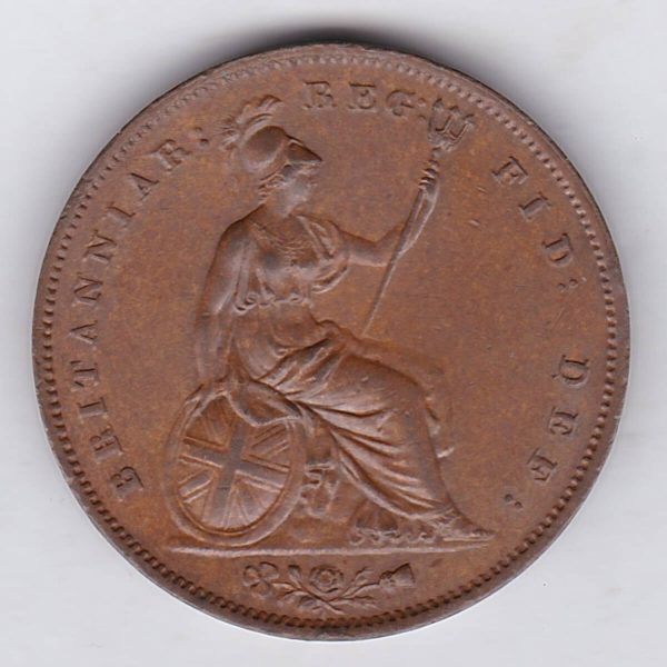 1853 Copper Penny - Victoria Young Head - Image 2