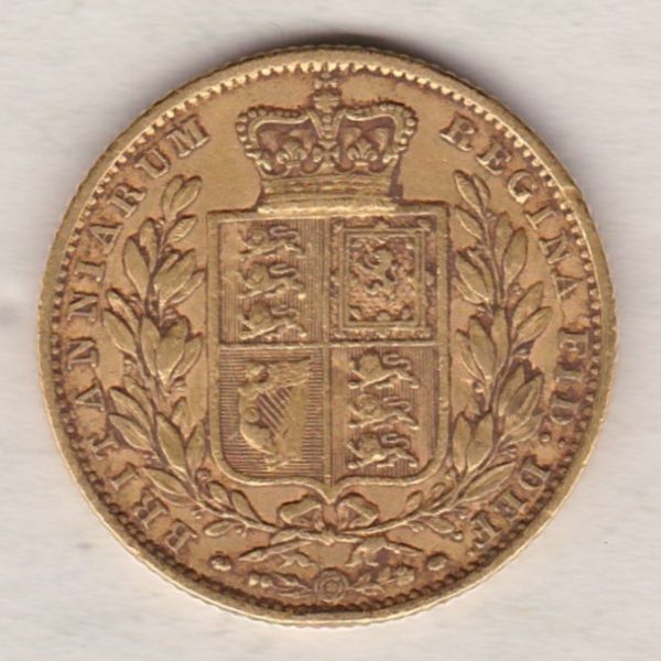1856 Gold Sovereign - Shield Back - Image 2