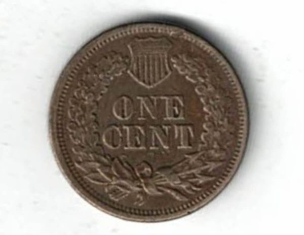 1864 USA Bronze One Cent Coin - Image 2