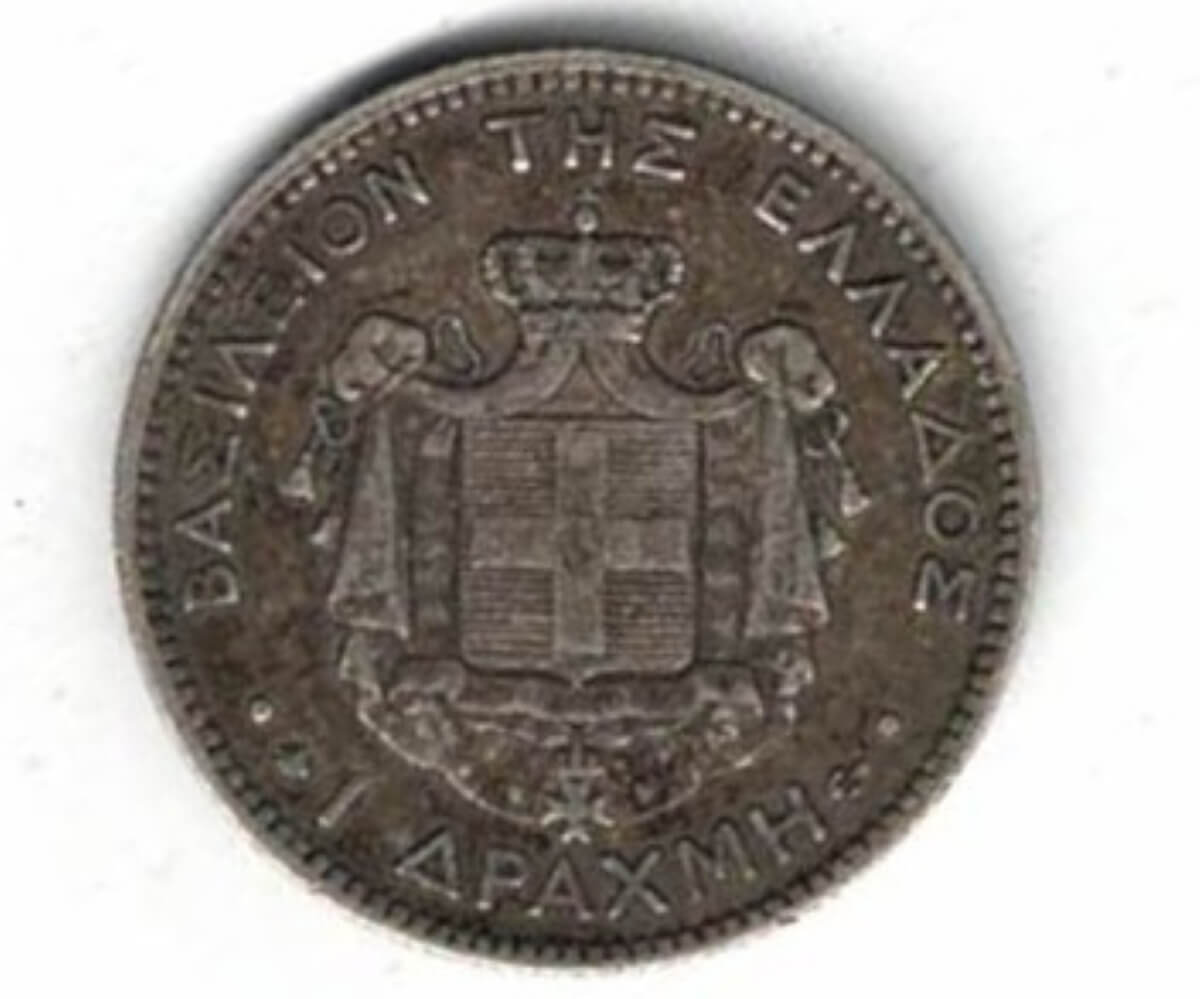 1873 A Greece One Drachmai Coin - Image 2
