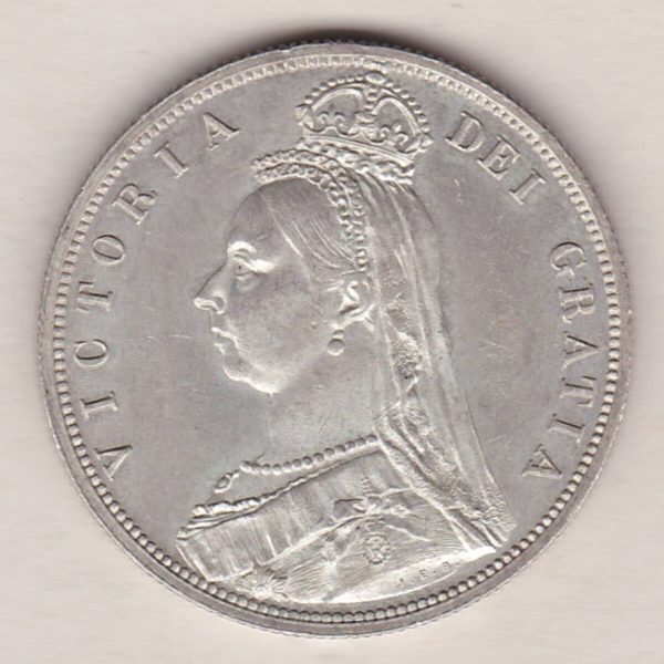 1887 Silver Halfcrown Coin - Image 2