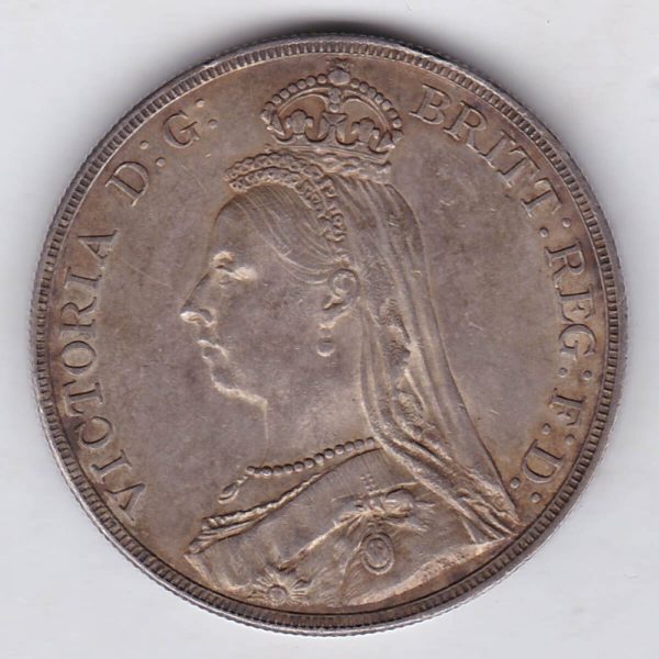 1889 Silver Crown Coin - Victoria Jubilee Head - Image 2