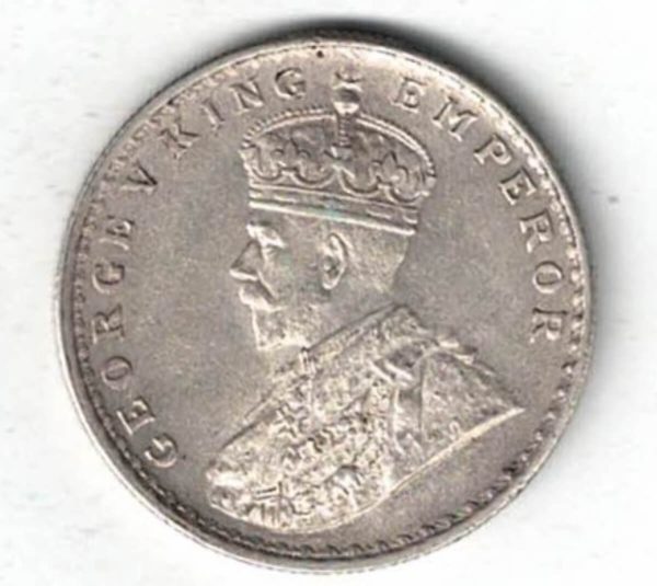 1911 India Silver One Rupee Coin - Image 2