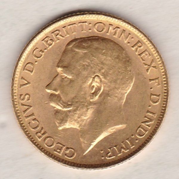 1919 S Gold Sovereign - George V - Image 2