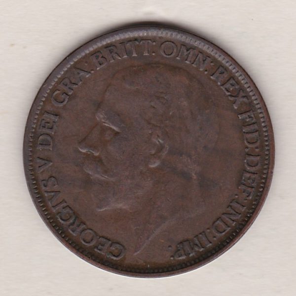 1926 Modified Effigy Bronze Penny - George V - Image 2