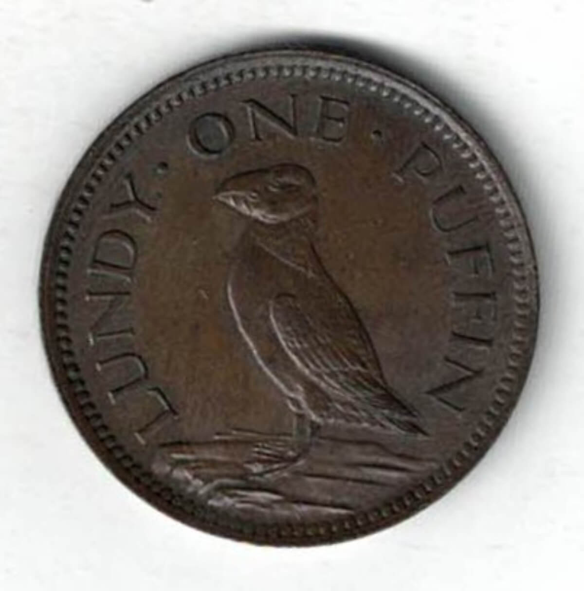 1929 Lundy Bronze Puffin Coin - Image 2