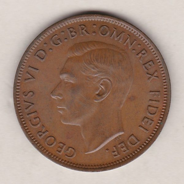 1950 Bronze Penny - George VI - Image 2