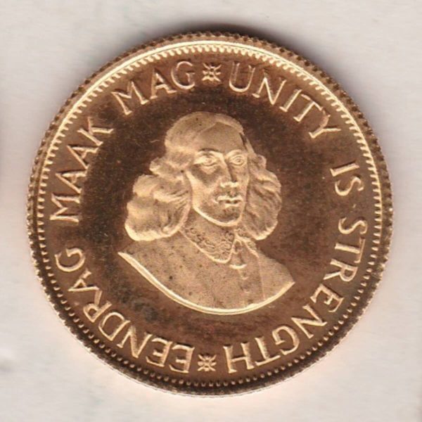 1969 South Africa Gold Proof Two Rand - Image 2