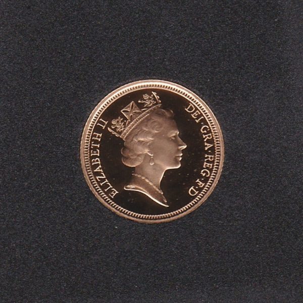 1990 Gold Proof Half Sovereign - Elizabeth II - Image 2