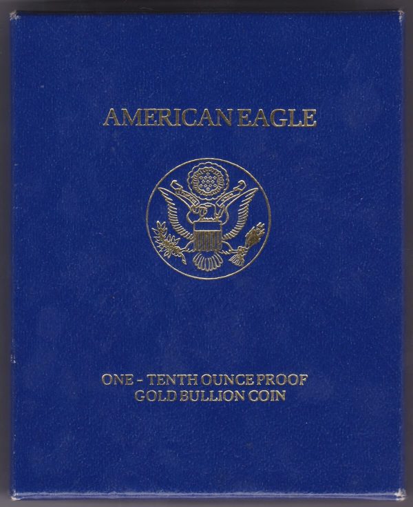 1990 Gold Proof USA Tenth Ounce Eagle - Image 4