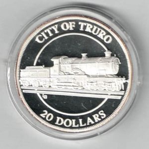 1996 Turks And Caicos Silver One Ounce City Of Truro. The coin contains one ounce of 999 fine silver . All of our silver coins are in stock.