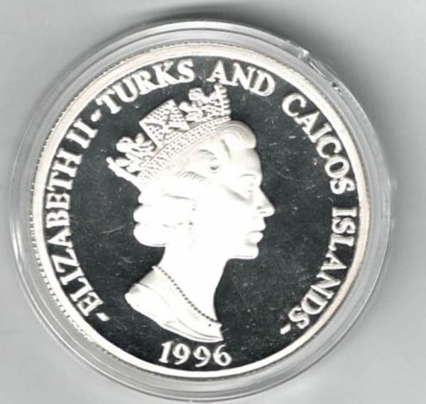 1996 Turks And Caicos Silver One Ounce Rocket - Image 2