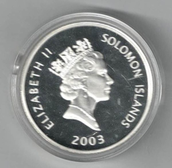 2003 Solomon Islands Silver Proof One Ounce China Clipper - Image 2