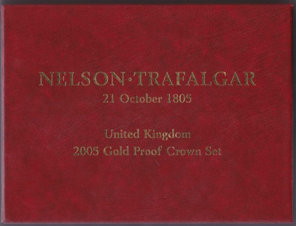 2005 Gold Proof Five Pounds Set - Nelson & Trafalgar - Image 5
