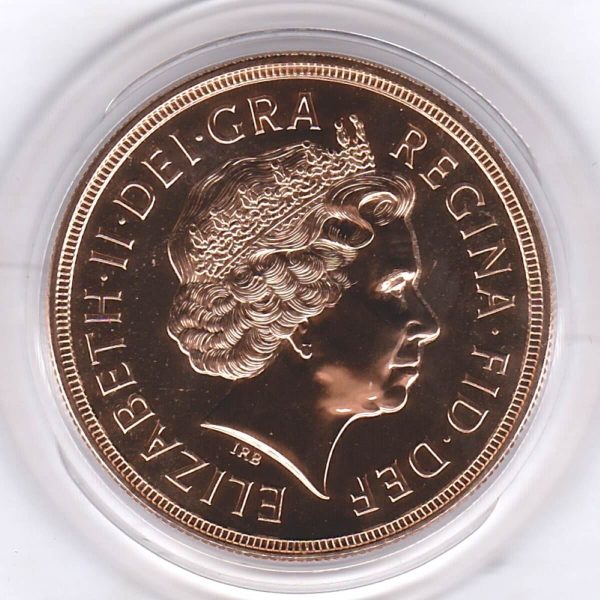 2012 Gold Five Pounds Brilliant Uncirculated - Image 2