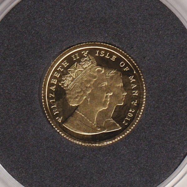 2012 Isle Of Man Gold Twentieth Ounce Angel - Image 2
