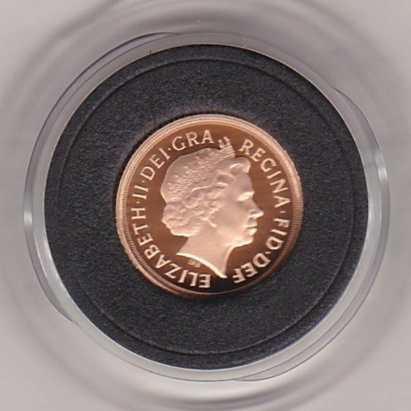 2012 Gold Proof Quarter Sovereign - Image 2