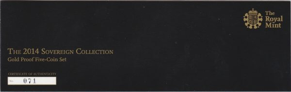 2014 Five Coin Gold Proof Set - Image 3