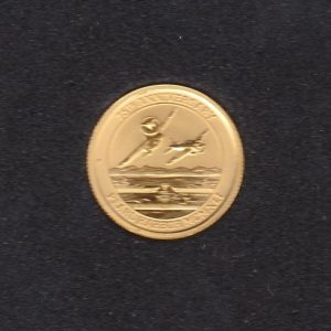 2016 Gold Tuvalu Tenth Ounce Coin. This gold coin features Queen Elizabeth II on the Obverse. 75th anniversary of Pearl Harbour.