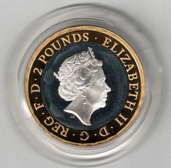 2019 Two Pounds Standard Silver Proof Samuel Pepys - Image 2