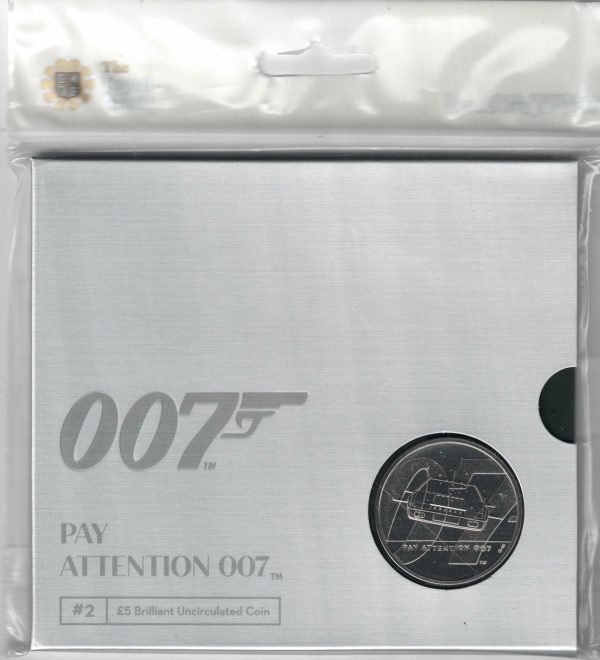2020 Five Pound Coins, The James Bond Collection - Image 5