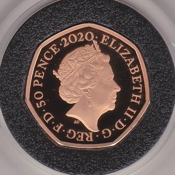 2020 Piedfort Gold Proof Fifty Pence Withdrawal From The EU - Image 2