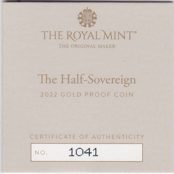 2022 Gold Proof Half Sovereign – Platinum Jubilee - Image 3