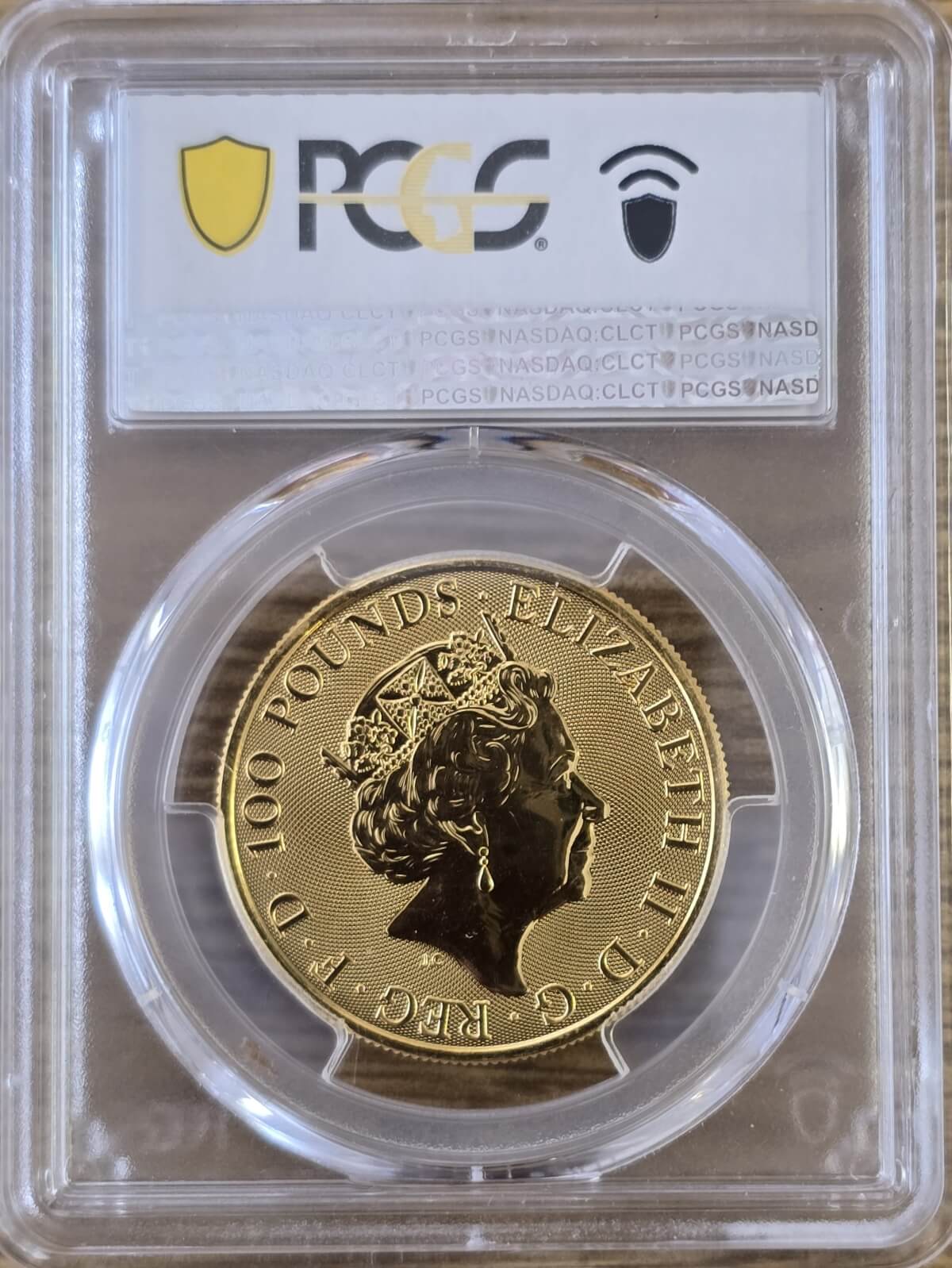 2022 Gold One Ounce Lion of England - Image 2