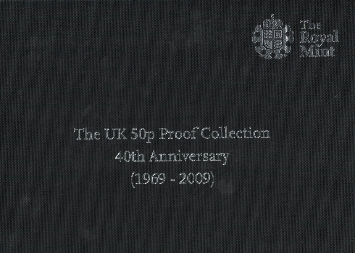 Boxed 2009 Royal Mint Sixteen Coin Fifty Pence Anniversary Proof Set - Image 4