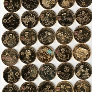 39 Gold Plated Mixed coins for Elloriya