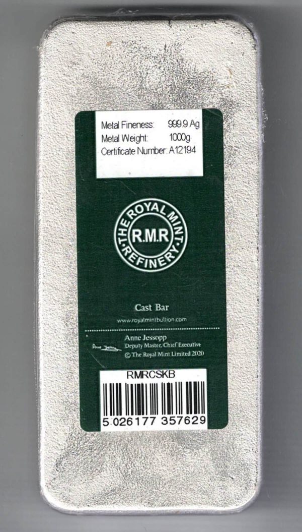 Royal Mint One Kilo Silver Bar - Image 2