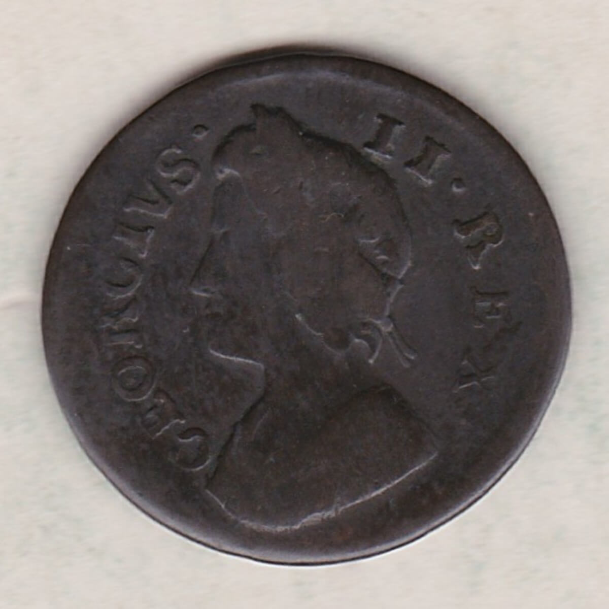 1736 Copper Farthing - George II - Image 2