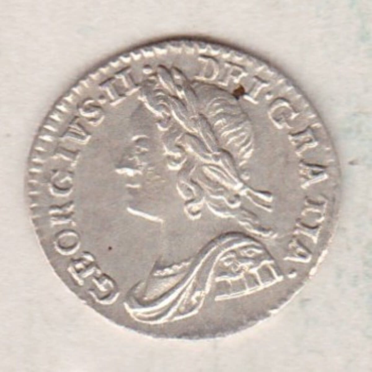 1758 Silver Maundy Penny - George II - Image 2