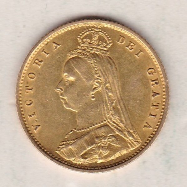 1887 Gold Half Sovereign - Victoria Jubilee Head - Image 2