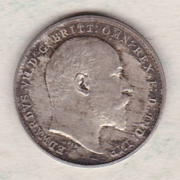 1902 Silver Maundy Threepence – Matt Proof - Image 2
