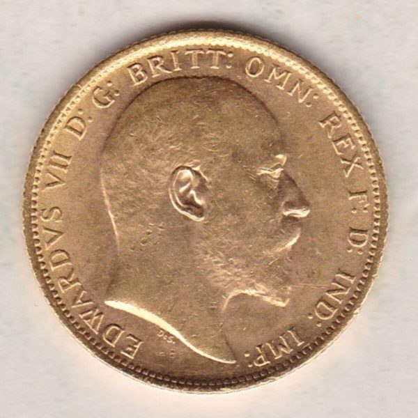 1903 S Gold Sovereign Coin – Edward VII - Image 2