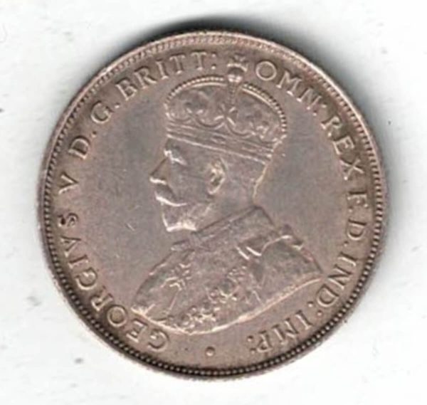 1915 H British West Africa Silver Two Shillings Coin - Image 2