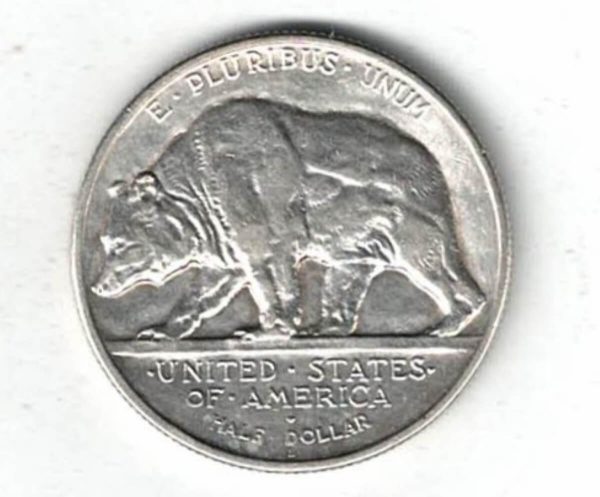 1925 S USA California Diamond Jubilee Silver Half Dollar Coin - Image 2