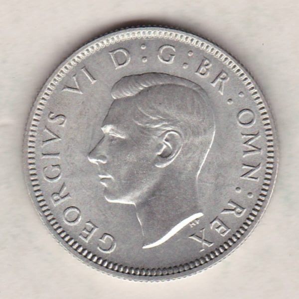 1938 English Silver Shilling – George VI - Image 2
