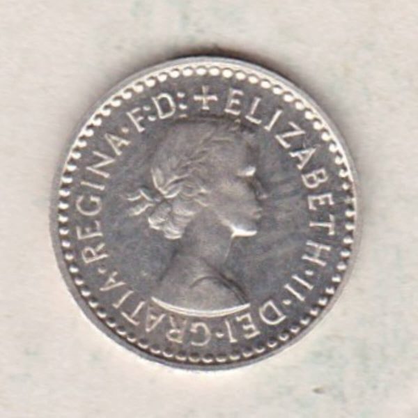 1957 Silver Maundy Penny – Elizabeth II - Image 2