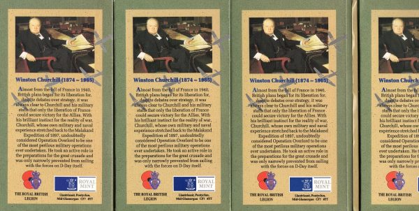 Four 1994 Fifty Pence coins D-Day Landings 50th Anniversary - Image 2