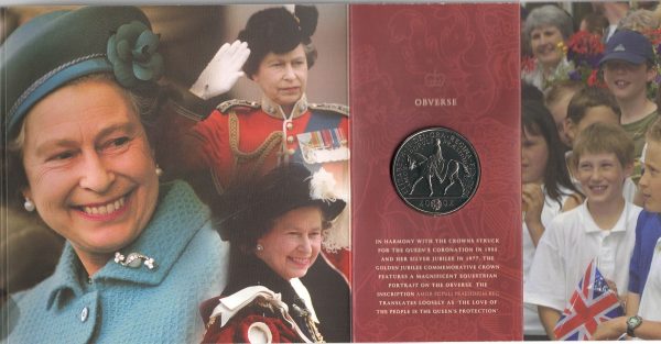 2002 Five pound P&H Golden Jubilee Commemorative Coin Set - Image 18