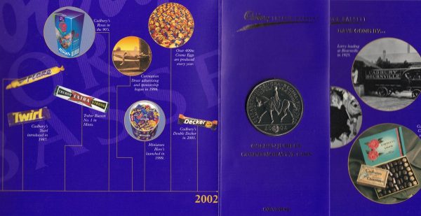 2002 Five pound P&H Golden Jubilee Commemorative Coin Set - Image 4
