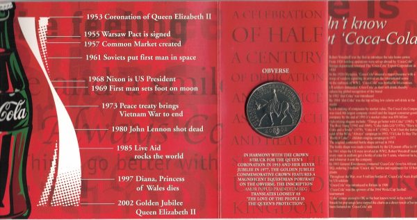 2002 Five pound P&H Golden Jubilee Commemorative Coin Set - Image 6